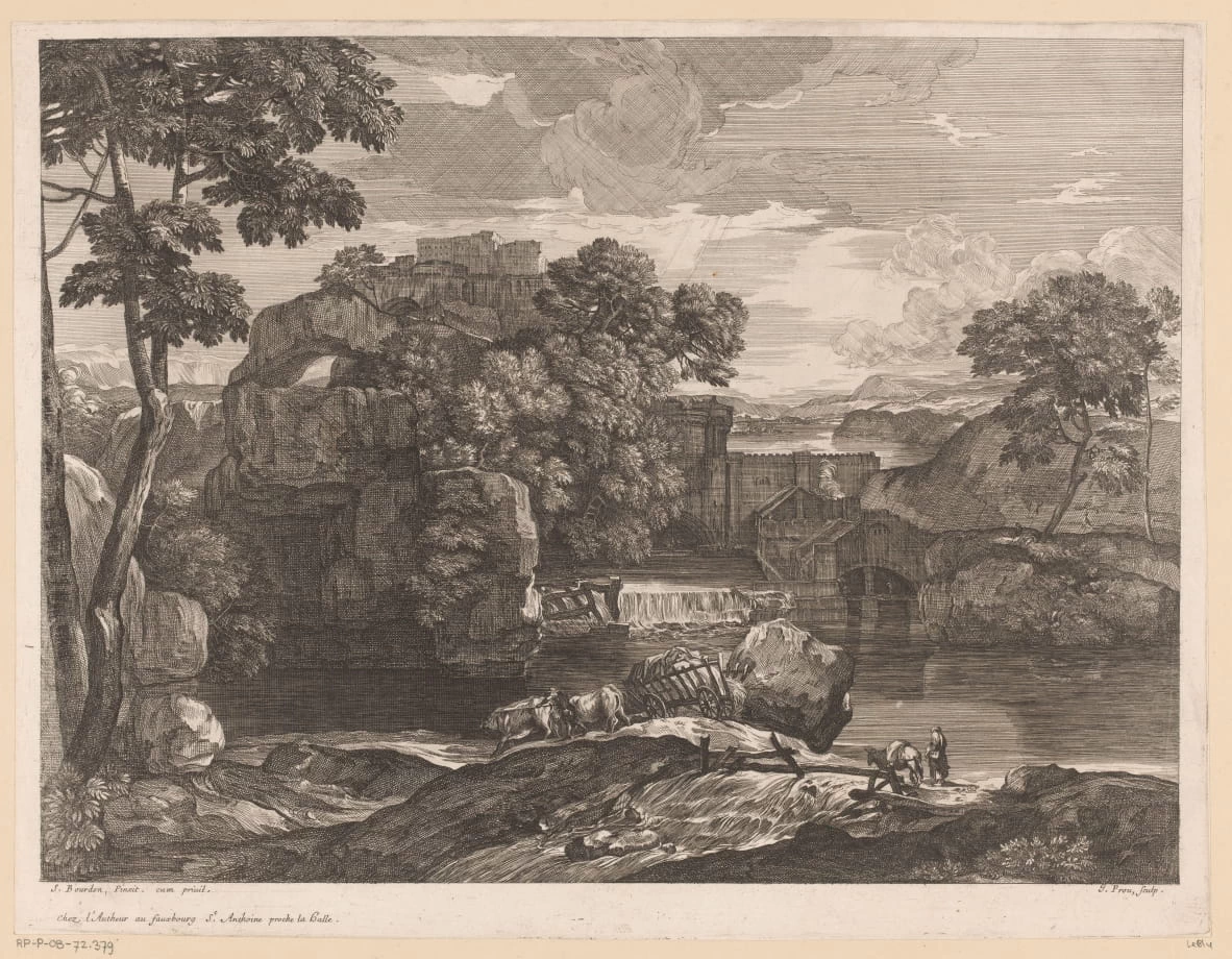 Paesaggio fluviale con un mietitore - Rijks Museum, Amsterdam